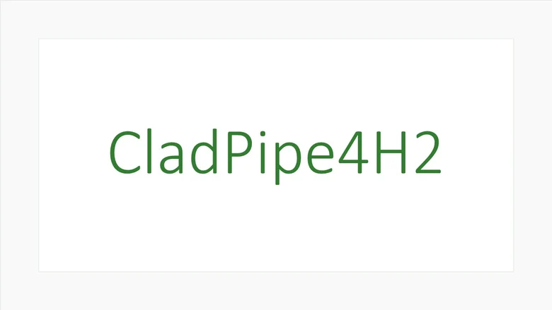 grüner Schriftzug des Projekttitels "CladPipe4H2"