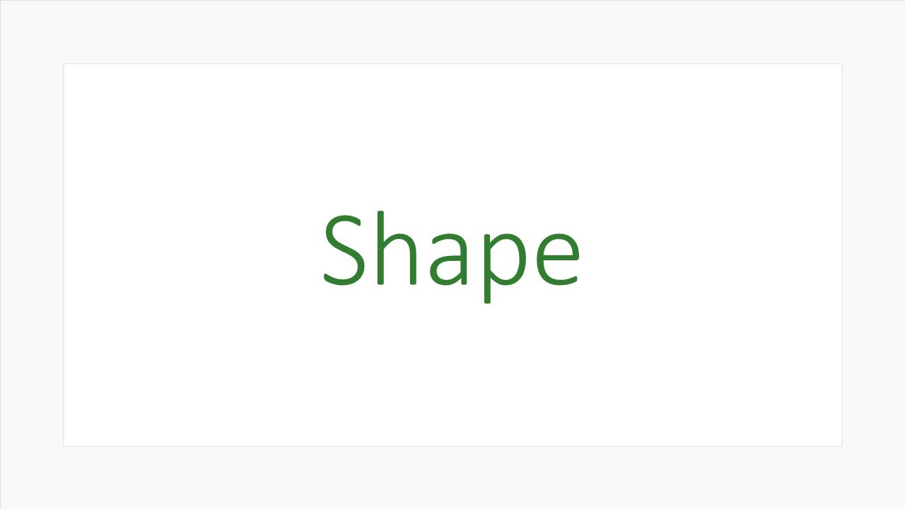 grüner Schriftzug des Projekttitels "SHAPE"